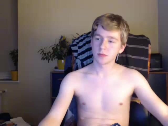 Blonde grower cock