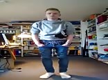 Blonde gayboy jerks off