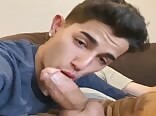 Gay porn: blowing his mate raw