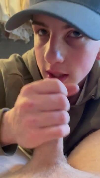 Teen gay blowjob from friend