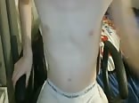 Blue eyes big cumshot