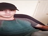 Morning wood gets hard cock