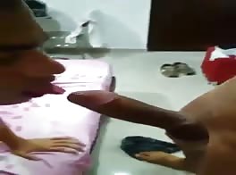 Made the twink suck daddy's cock