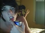Bottom boy porn getting slammed by friend