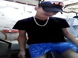 Bounce boy finally shows his cock