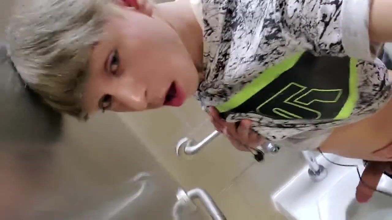 Gay teen twink fucked raw in airport loo
