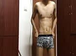 Boy jerk and cum