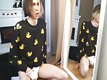 Boy mirror wank gay teen porn selfie
