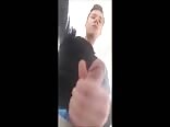 Uncut cock solo wank cum selfie with hot boy