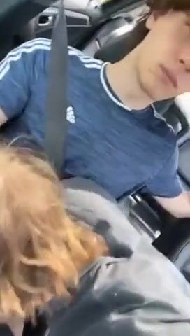 Bf cock sucked by bradon in car ploki