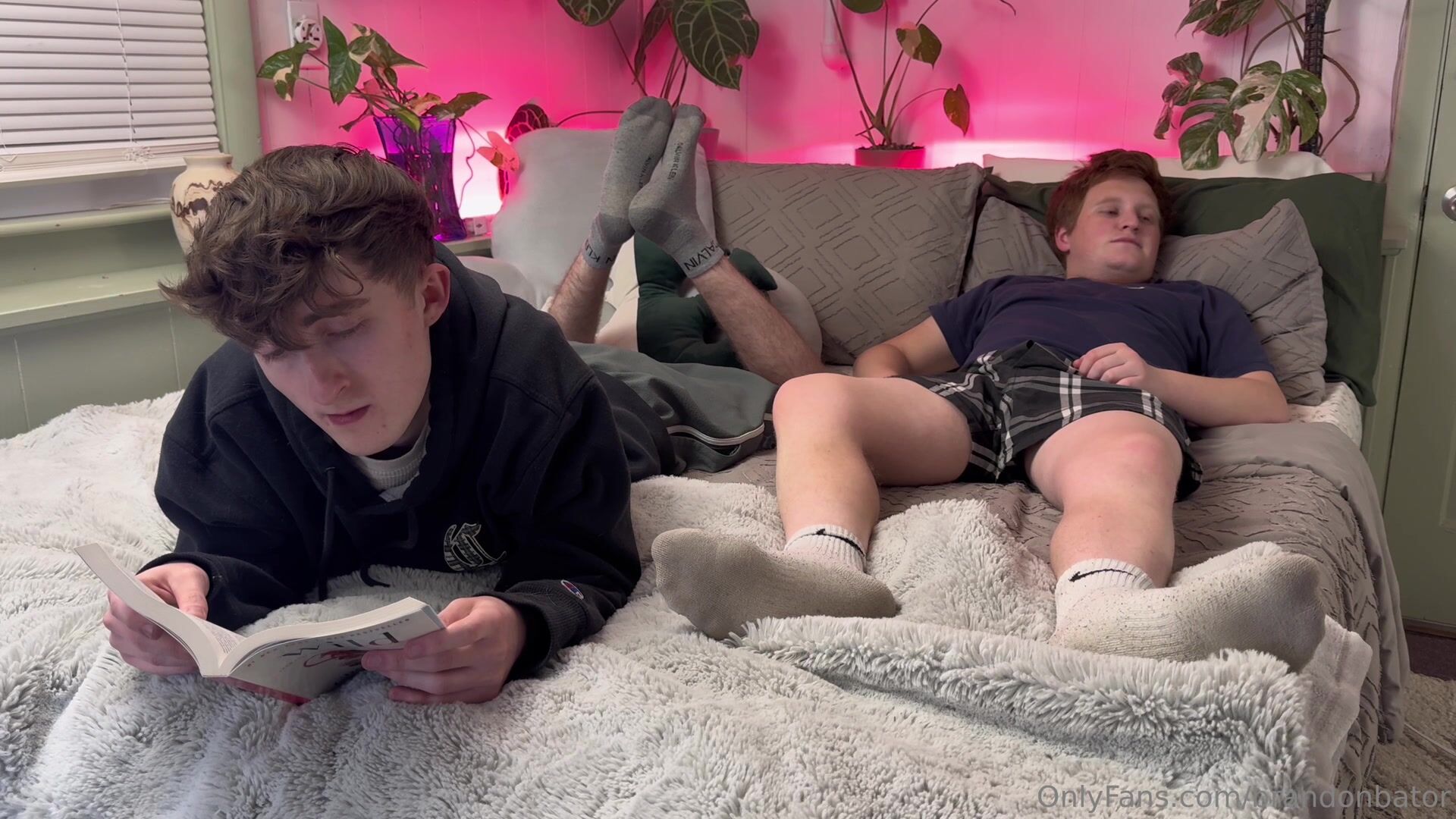 Brandon and boyfriend bareback twink cock