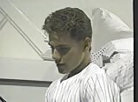 Brett strips out of baseball uniform for boys porn action