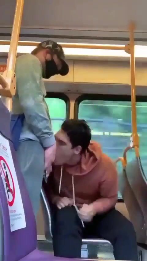 Bus blowjob 69 public boys porn