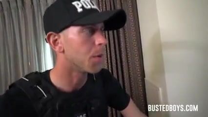 Verbal cop gets busted hard