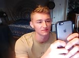 Caden plays with his cock @ gayboy.ca