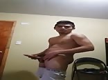 Carlos shows off his boner