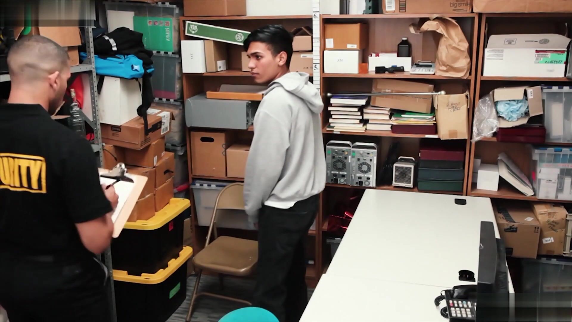 Caught stealing from discount store: twink gay sex porn