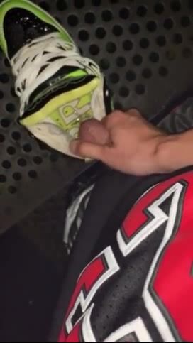 Chav sagger sneax cum trackies smoking
