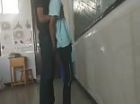 Chinese school boy was fucked right in the classroom by mate