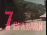 Seven hunks fuck raw in classic 1969 american barn orgy