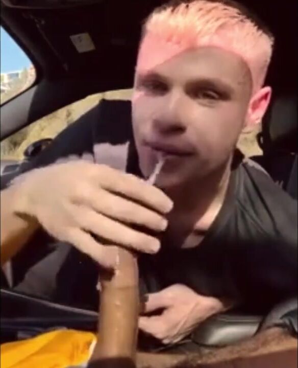 Cocksucker twink car sex gay porn