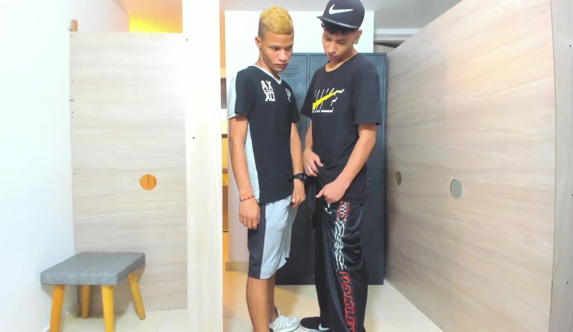 Cocky twink web boys show off their cocks