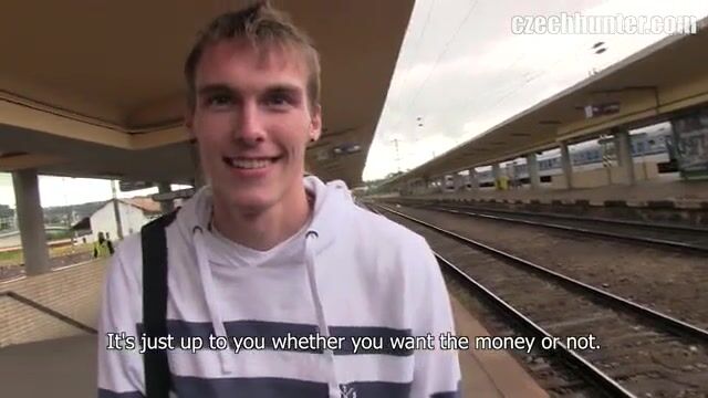 College boys wait for the train porn
