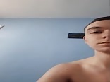 College dude drops creamy load in boys porn
