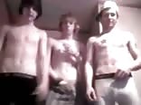 College frat boys group cam fun with gay tube friends