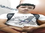 Colombian exchange student jerks off in library bathroom boys porn