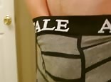 Country music star jerks his cock
