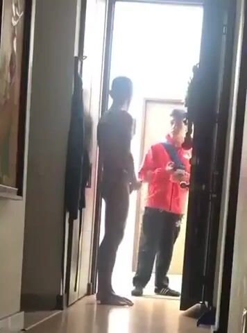 Cum to the door