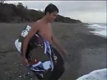 Explosão de gozo na praia