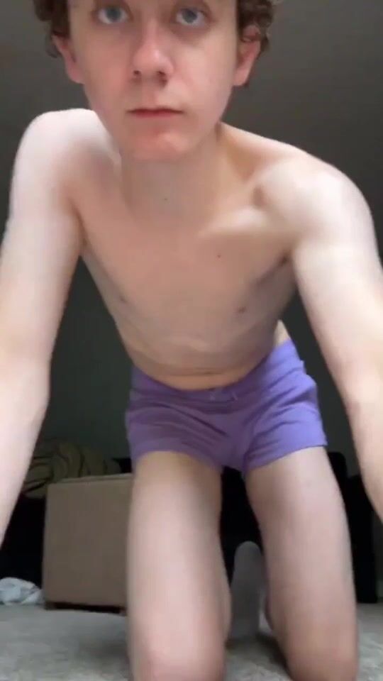 Curly slovak shows a sweet ass
