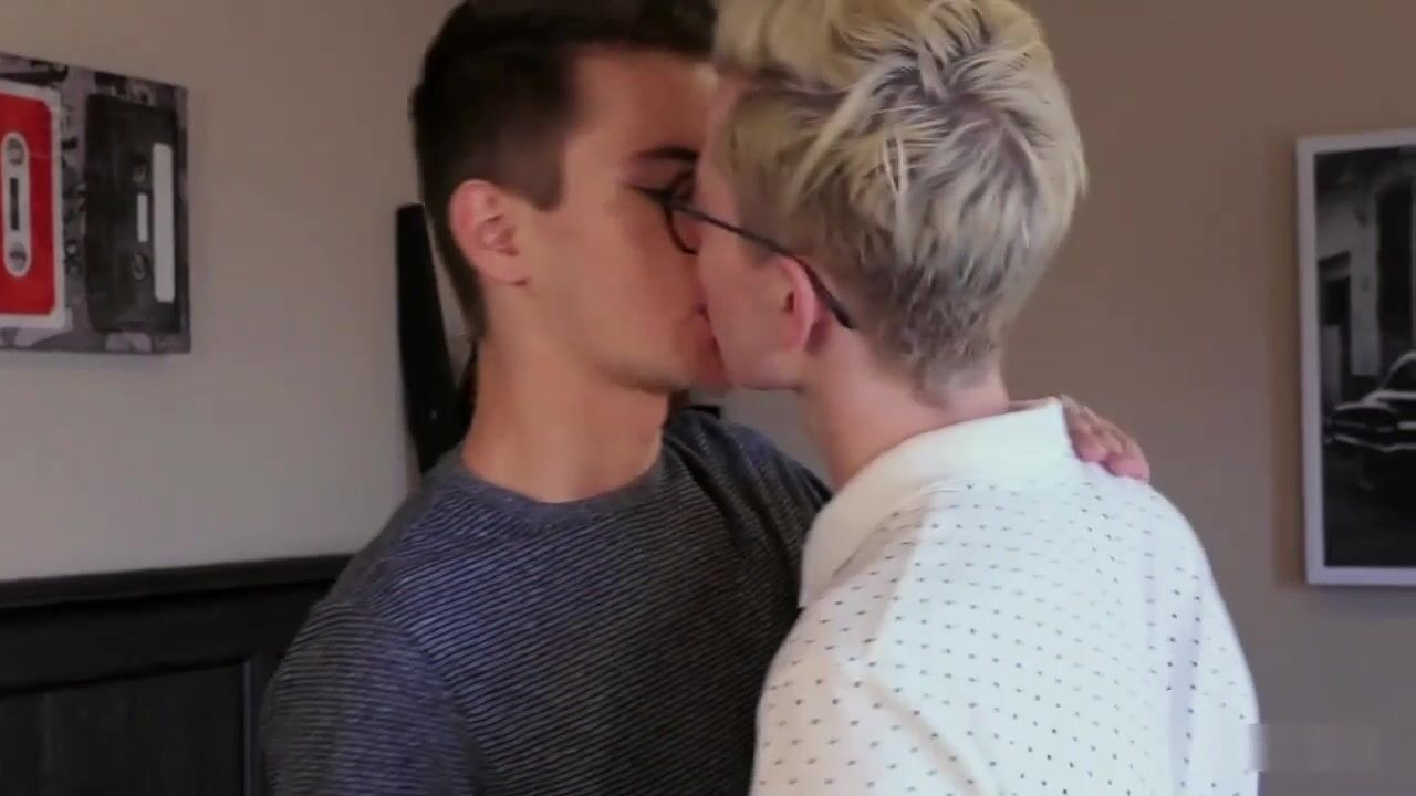 Blond boy takes bare long cock from boyfriend