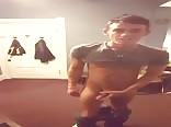Cute boy unveils his hard cock