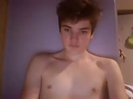Cute boy show his hole