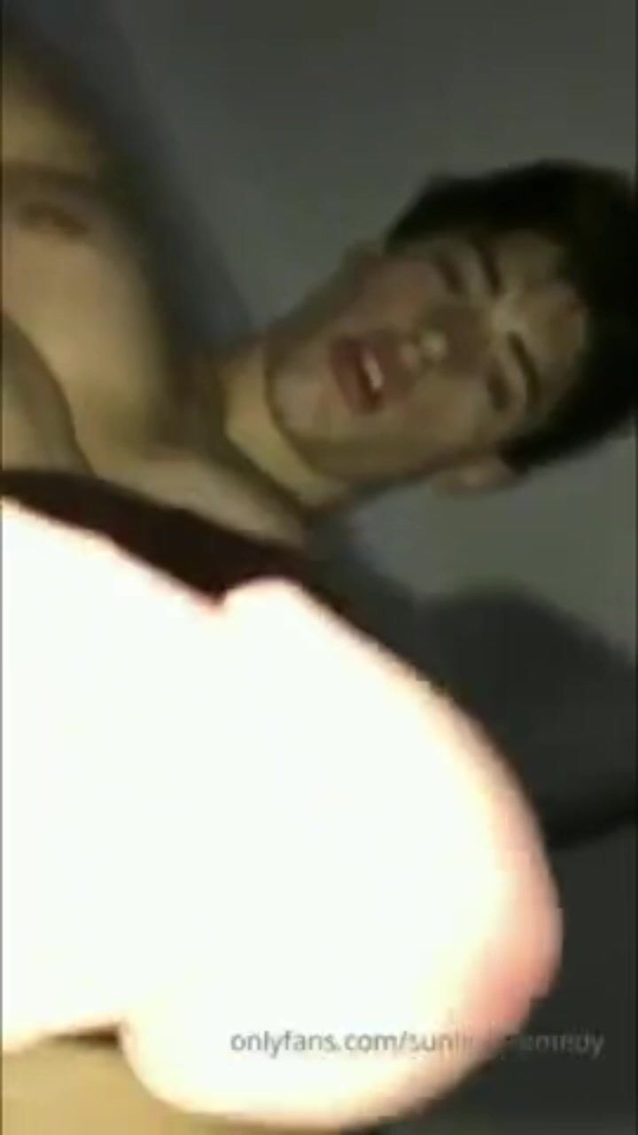 Fit cute guy with big cock cums twice