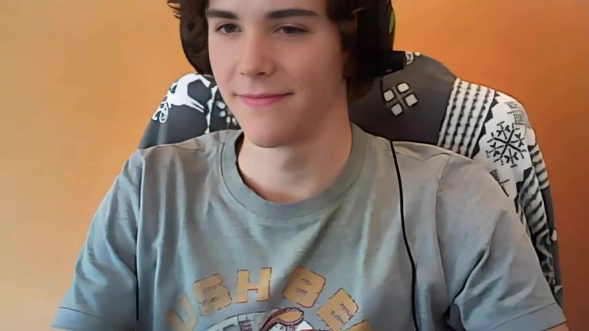 Grabación de sesión de webcam con chico alemán guapo