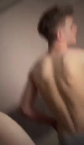 Big cock cute guy jerks off in underwear - boys porn