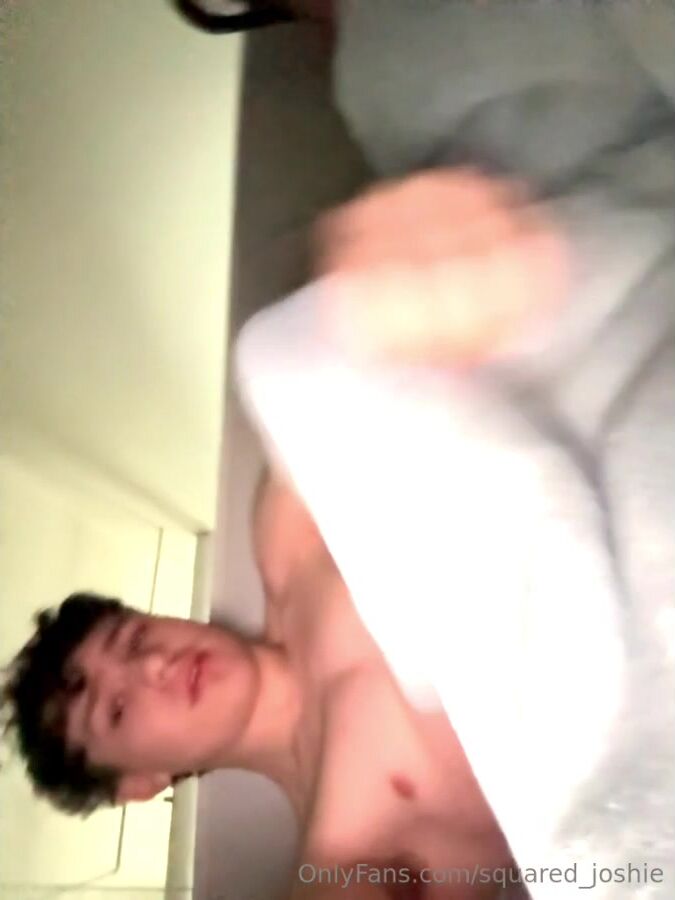 Cute joshie wanking for fans off