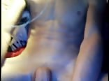 Shaved 18yo boy strokes big cock and teases ass