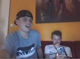 Str8 austrian shows big ass and hole to his cute friend