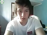 Cute teen boy wank on cam