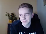 Amateur twink jerks cute cock