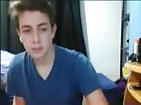 Twink shows off nice cock 2