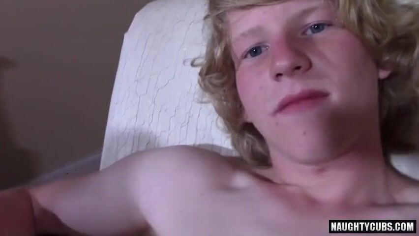 Daddys blondboy does bareback