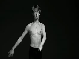Dancer shows off his moves