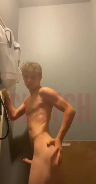 Dane exposes hard cock and tight ass