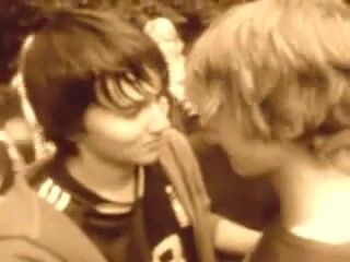Dare to kiss gay twink